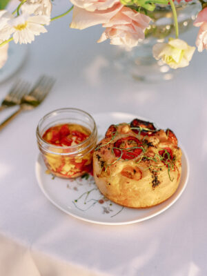 fresh baked focaccia with peperoncino scaled