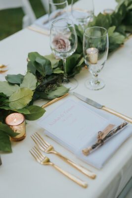 place setting nisha and trevor