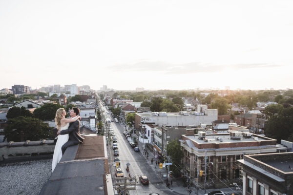 rooftop kiss scaled