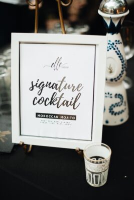 signature cocktail signage scaled