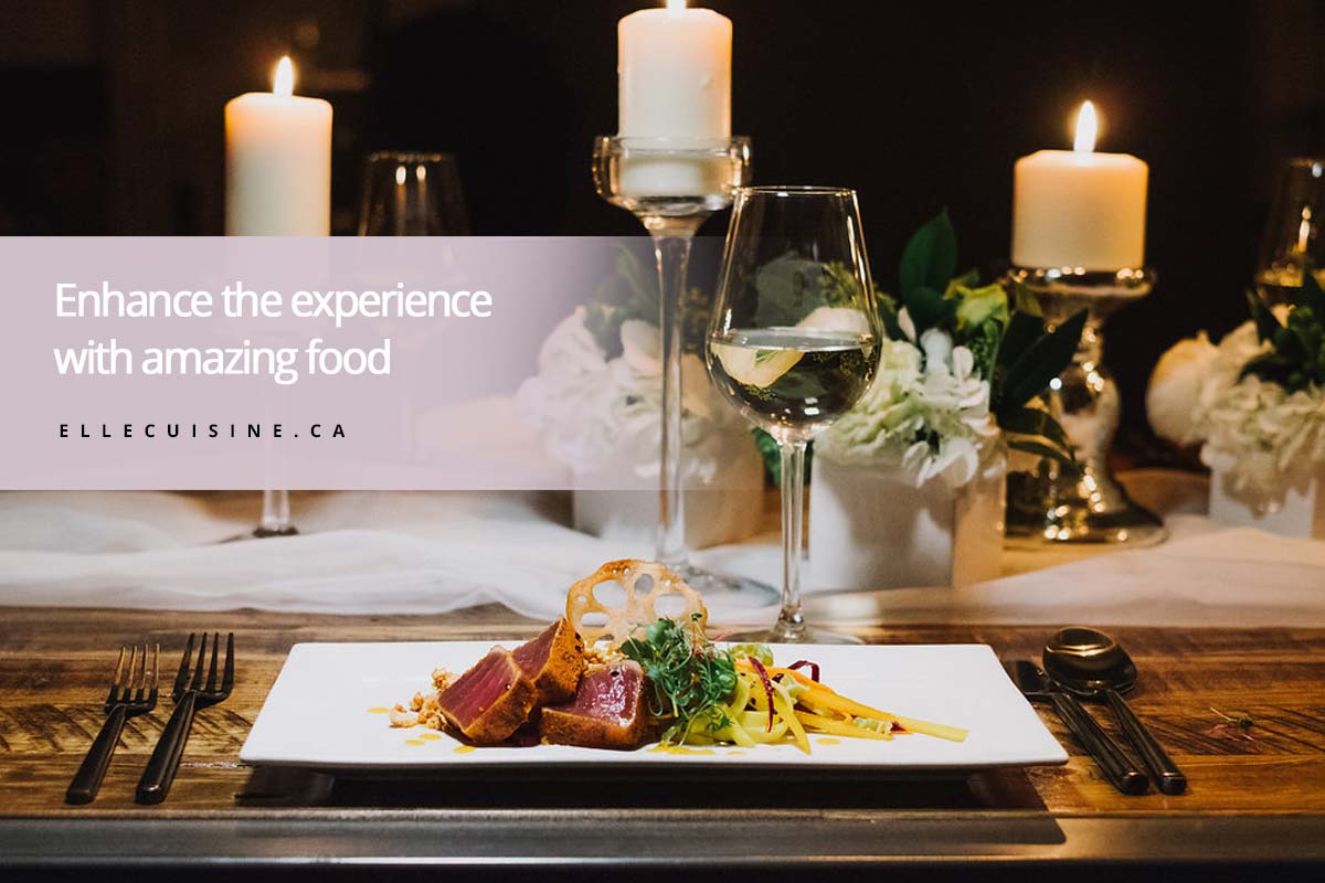 Enhance the experience with amazing food