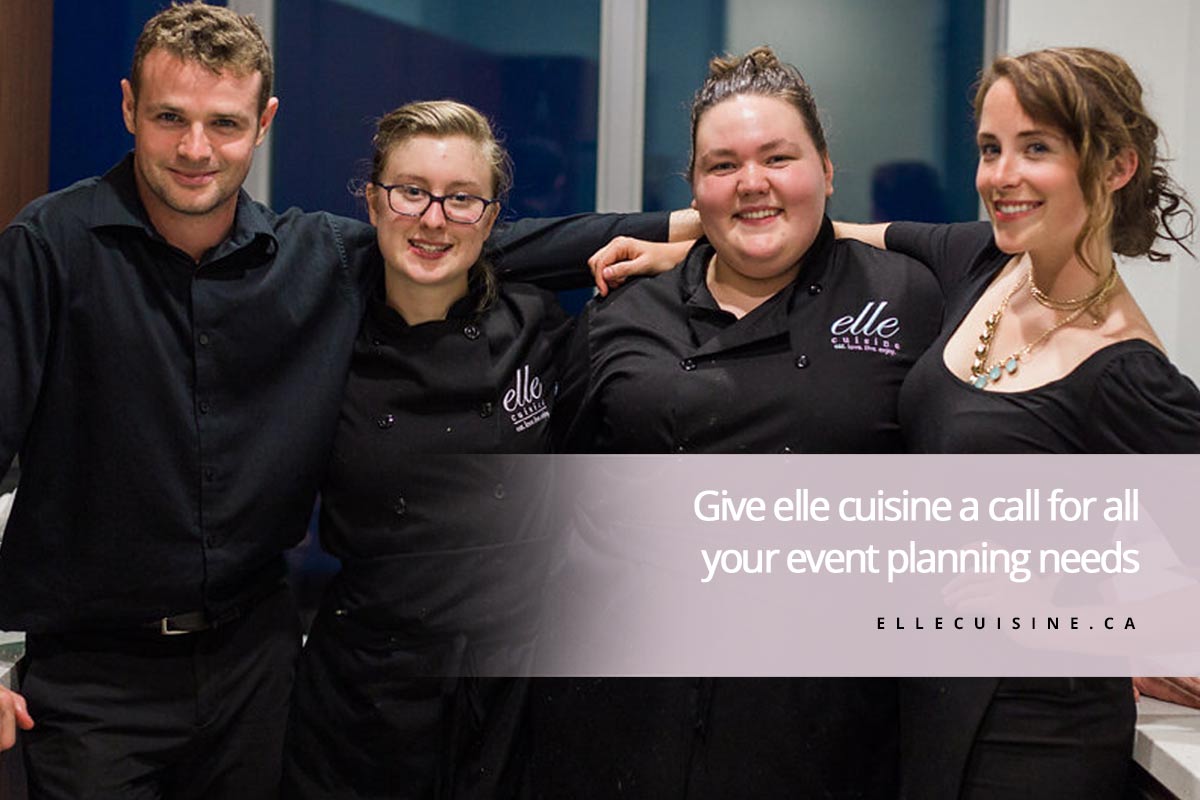 Give elle cuisine a call for all your event planning needs