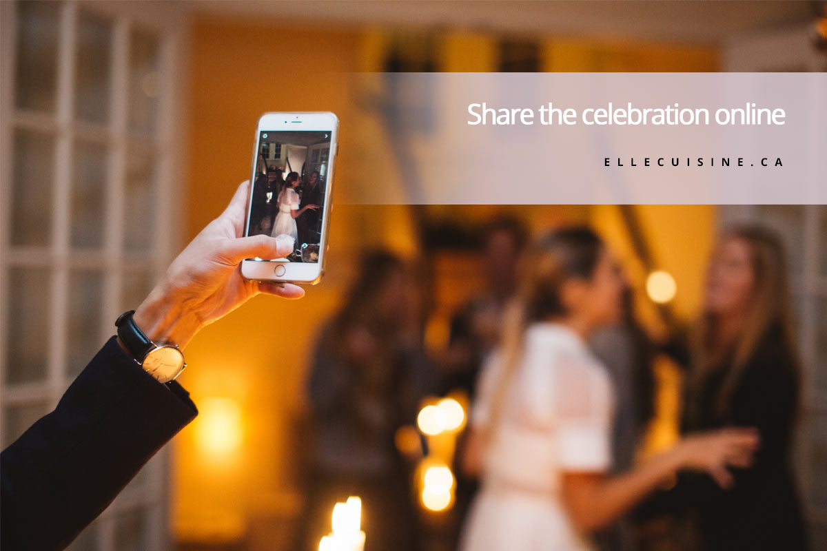 Share the celebration online