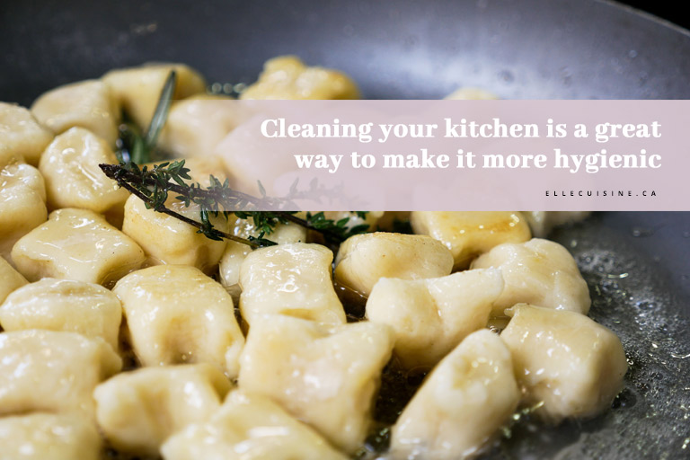 Cleaning your kitchen is a great way to make it more hygienic