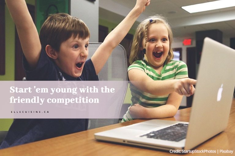 Start 'em young with the friendly competition