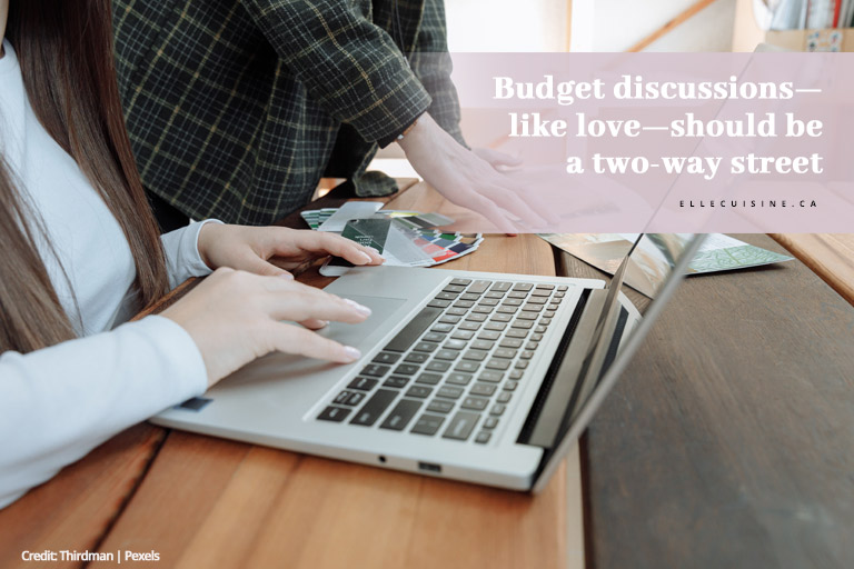 Budget discussions—like love—should be a two-way street