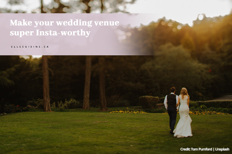 Make your wedding venue super Insta-worthy