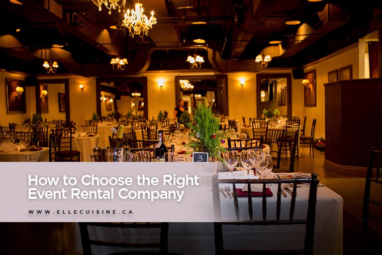 How to Choose the Right Event Rental Company