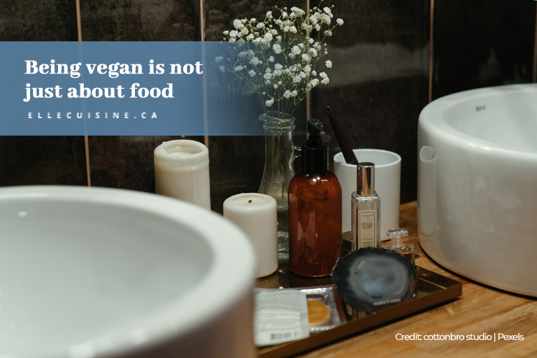 Being vegan is not just about food
