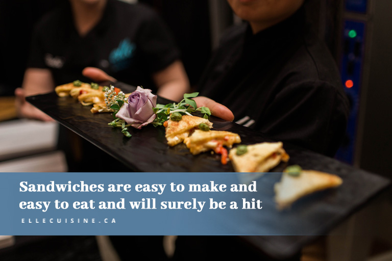 Sandwiches are easy to make and easy to eat and will surely be a hit