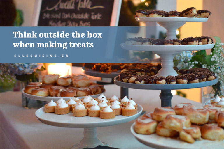 Think outside the box when making treats